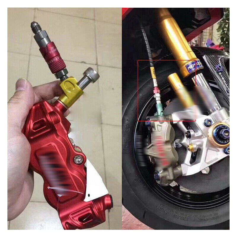 AN3 Universal Motorcycle Hydraulic Brake Light Switch Bolt Thread Pitch Connect