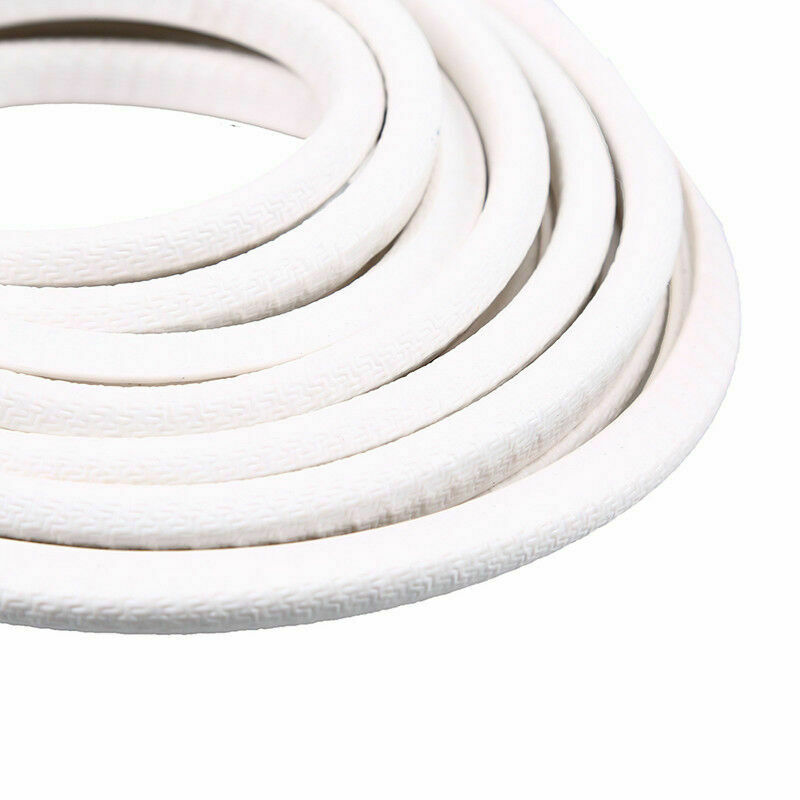 White 4.5M Rubber Trim Seal Car Door Edge Protector Weather Seal Strip Universal