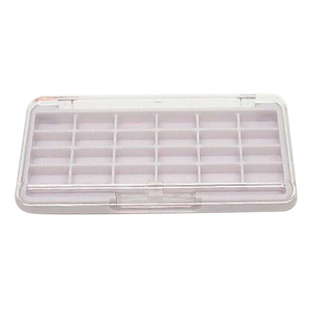 2x 24 Grids Empty Makeup Lipstick Powder Blusher Palette Case Container