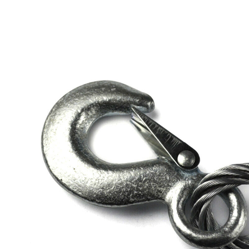 4 Meters Car Grab Hook Emergency Wire Tow Rope Universal 5 Tons Bearing Capacity