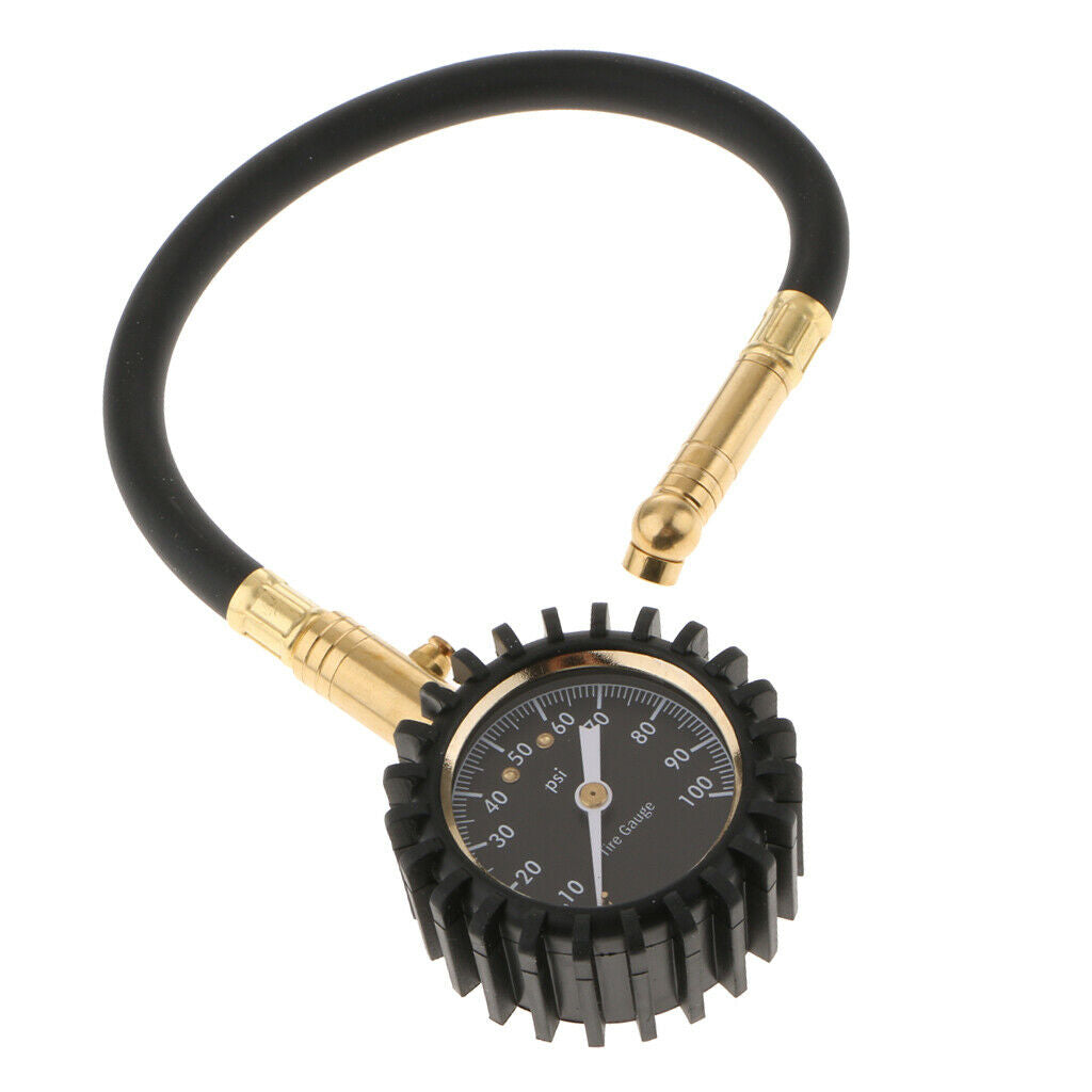 Tire Tyre Air Pressure Gauge Meter Tester 0-100 PSI for Car Truck Motorcycle Van