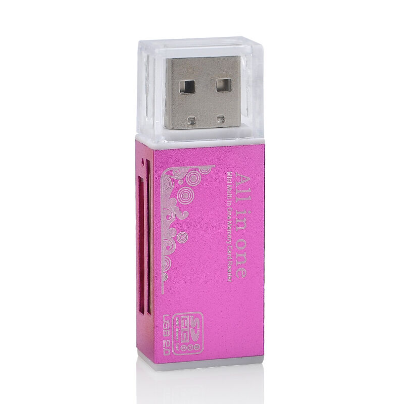 USB 2.0 Multi Memory Card Reader NEW Micro SD SDHC TF M2 MMC MS PRO DUO All in 1