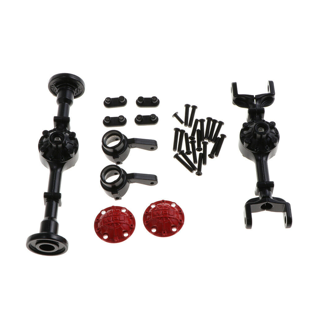 Metal Front and Rear Axle Housing Assembly Kit Spare Parts for WPL