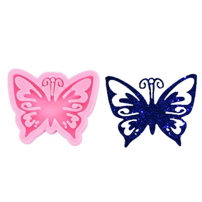 Hollow Butterfly Keychain Mold Epoxy Crystal Silicone Mold Customized Mold