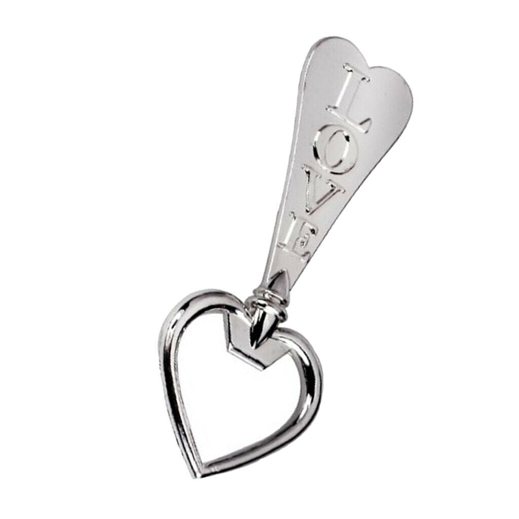 Romantic Metal Love Heart Beer and Beverage Bottle Opener Wedding Favor
