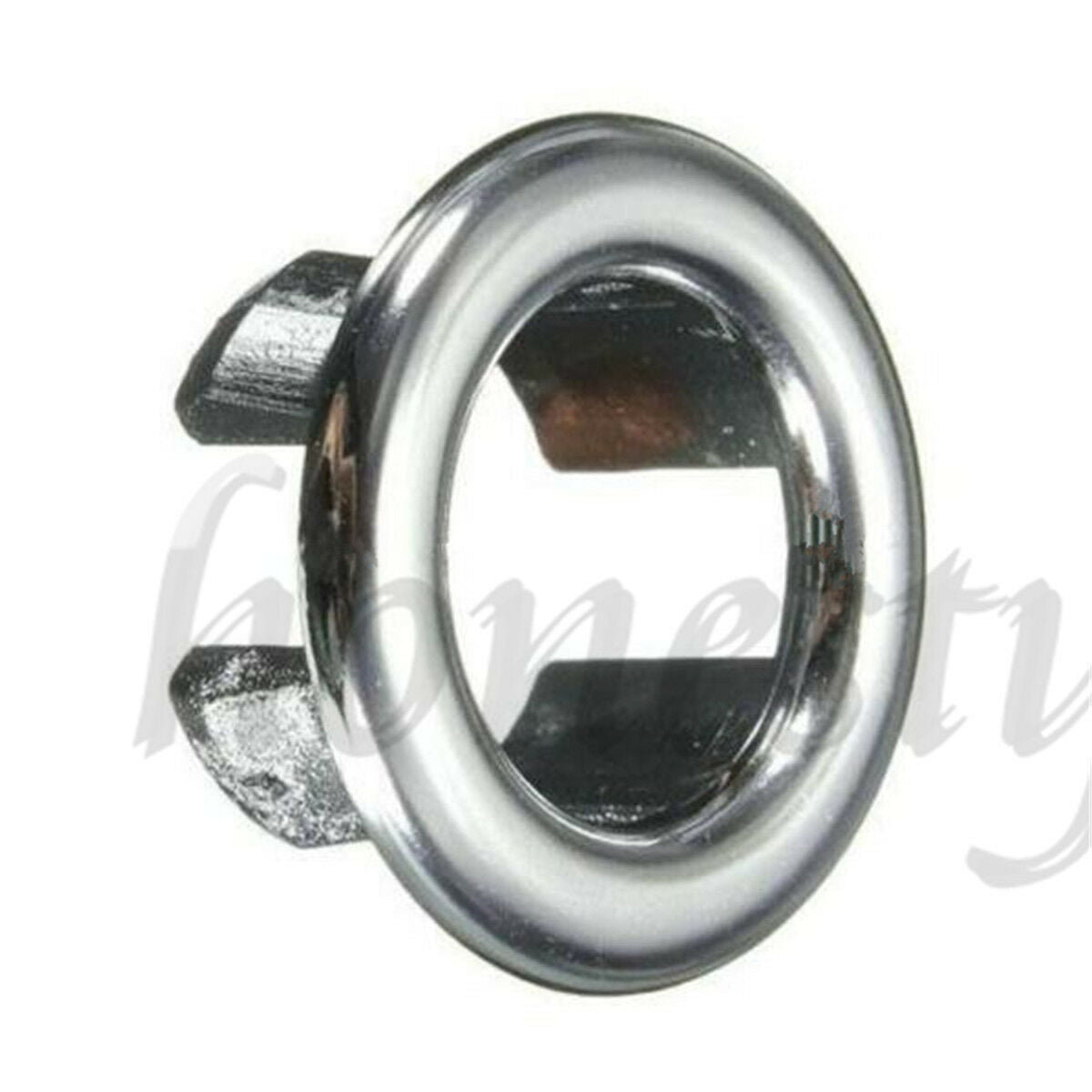 10pcs Bathroom Basin Sink Spare Round Overflow Cover Trim Chrome Replacement