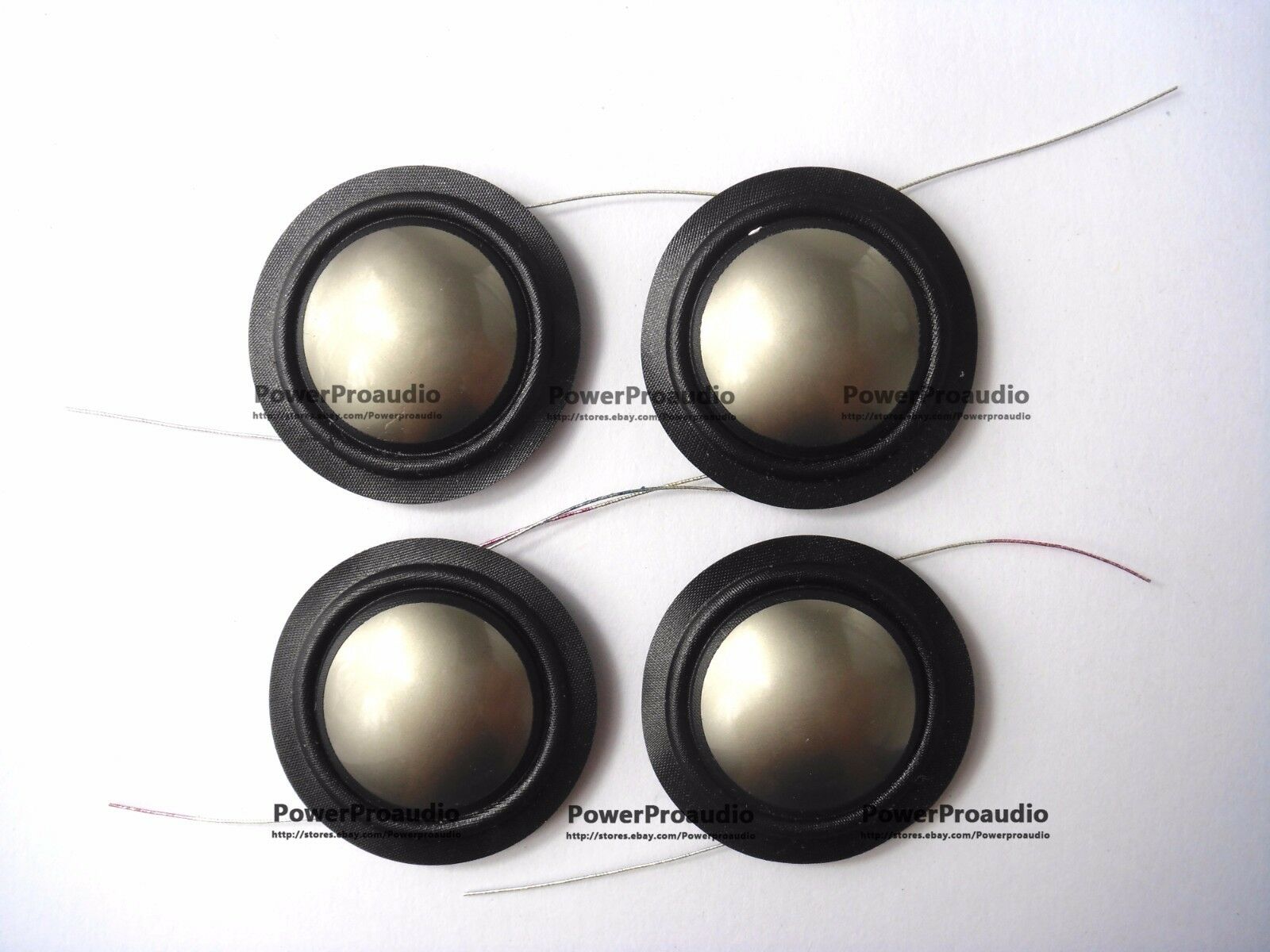4pcs Aftermarket 25.4 mm TITAN tweeter diaphragm voice coil 1 inch Titanium+Silk