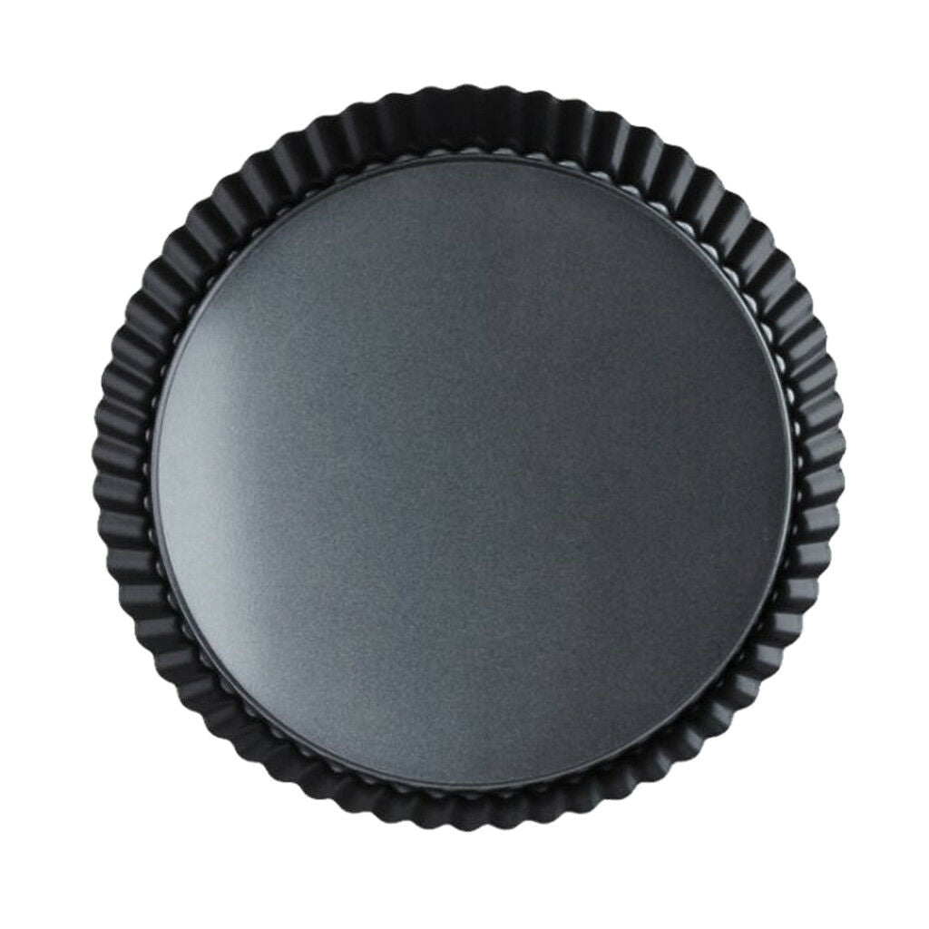 20cm Metal Quiche Tins Rouns Tart Pans Loose Base Non Stick Tart Pie Mold