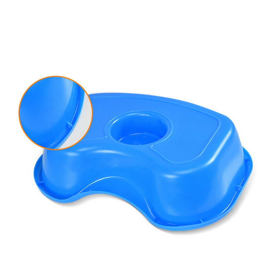 Stable Bed Shampoo Basin Shampoo Tray Mobile Shower for Hair Washing Blue