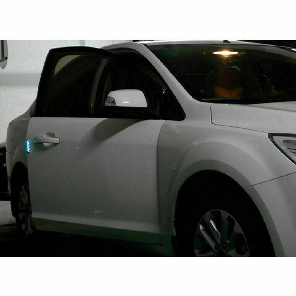 LED Crash Bar Decoration Light Car Door Anti-Static Solar Energy Protection