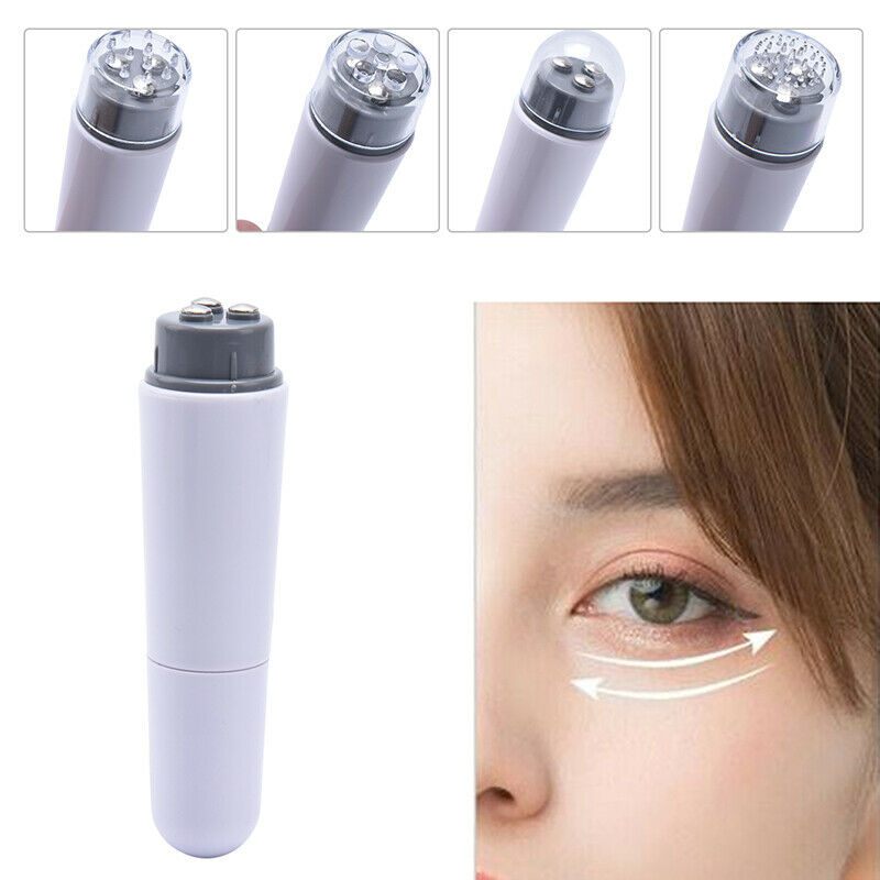 Portable 4 Head Electric Eye Massage Pen Facials Vibration Lift  Massage .l8