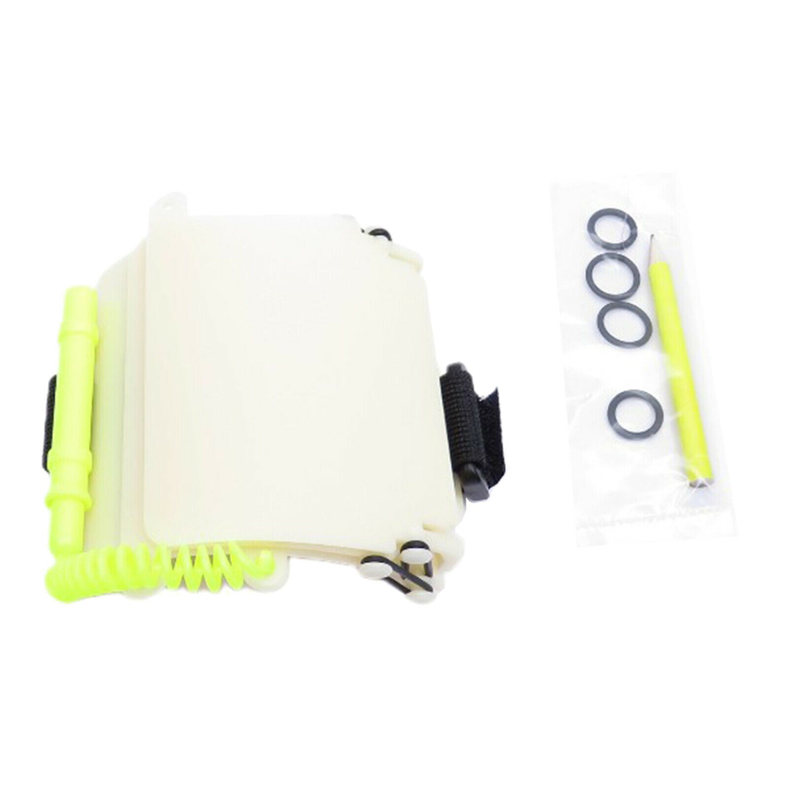 Diving Notebook Log Book 12x5cm Luminous Practice Notebooks W/ Holder Strap