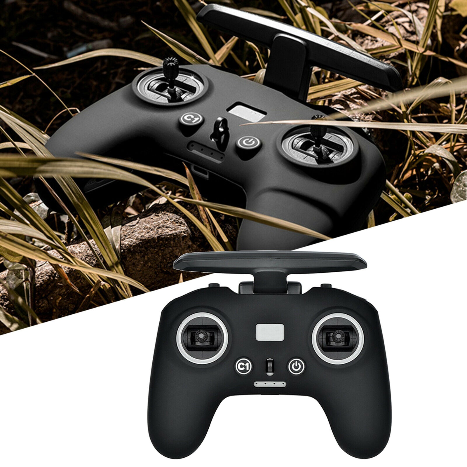 Silicone Protective Cover Sleeve Anti-Drop for DJI FPV Drone Accessory Black
