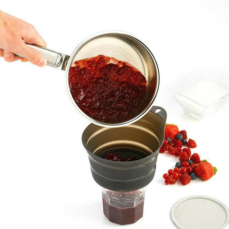 Foldable RedWine Filter Juice Filter Multifunction Funnel Portable for Wine BDA