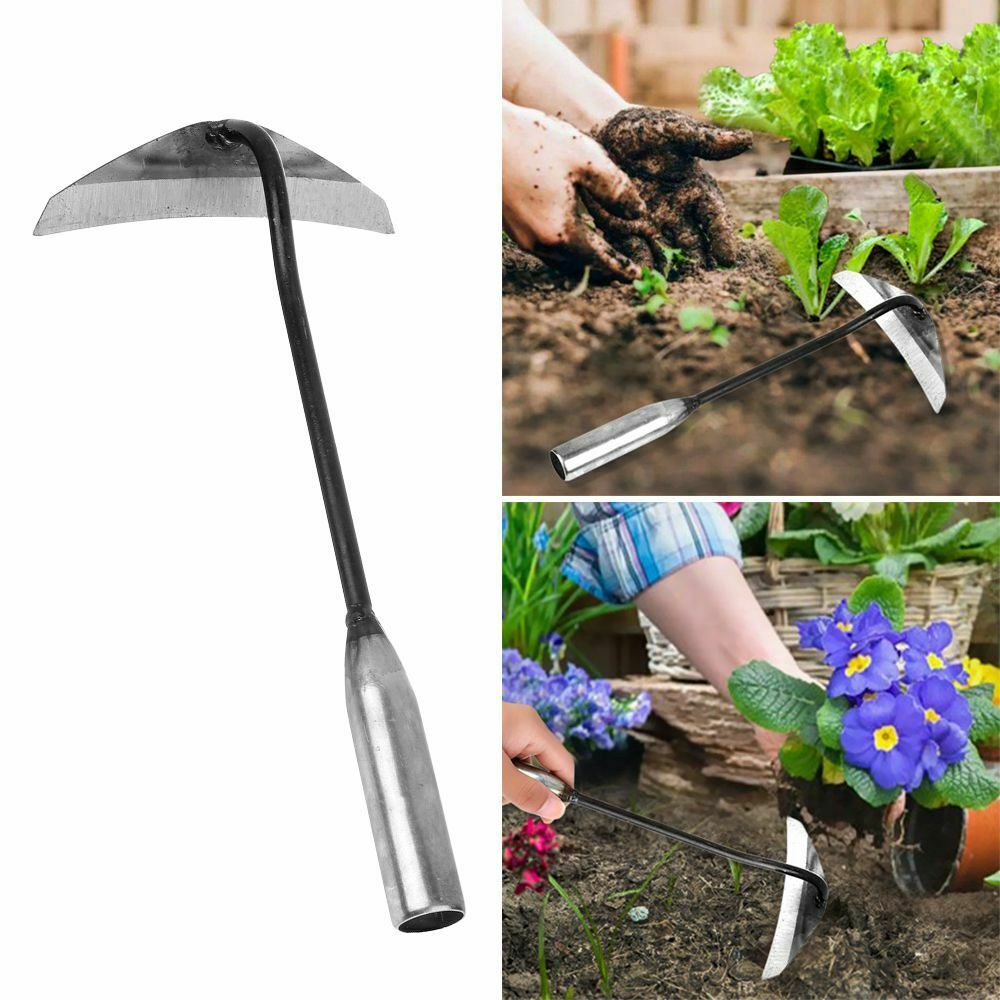Planting Hoeing Soil Loosening Shovel Weed Puller Garden Hoe Handheld All-steel