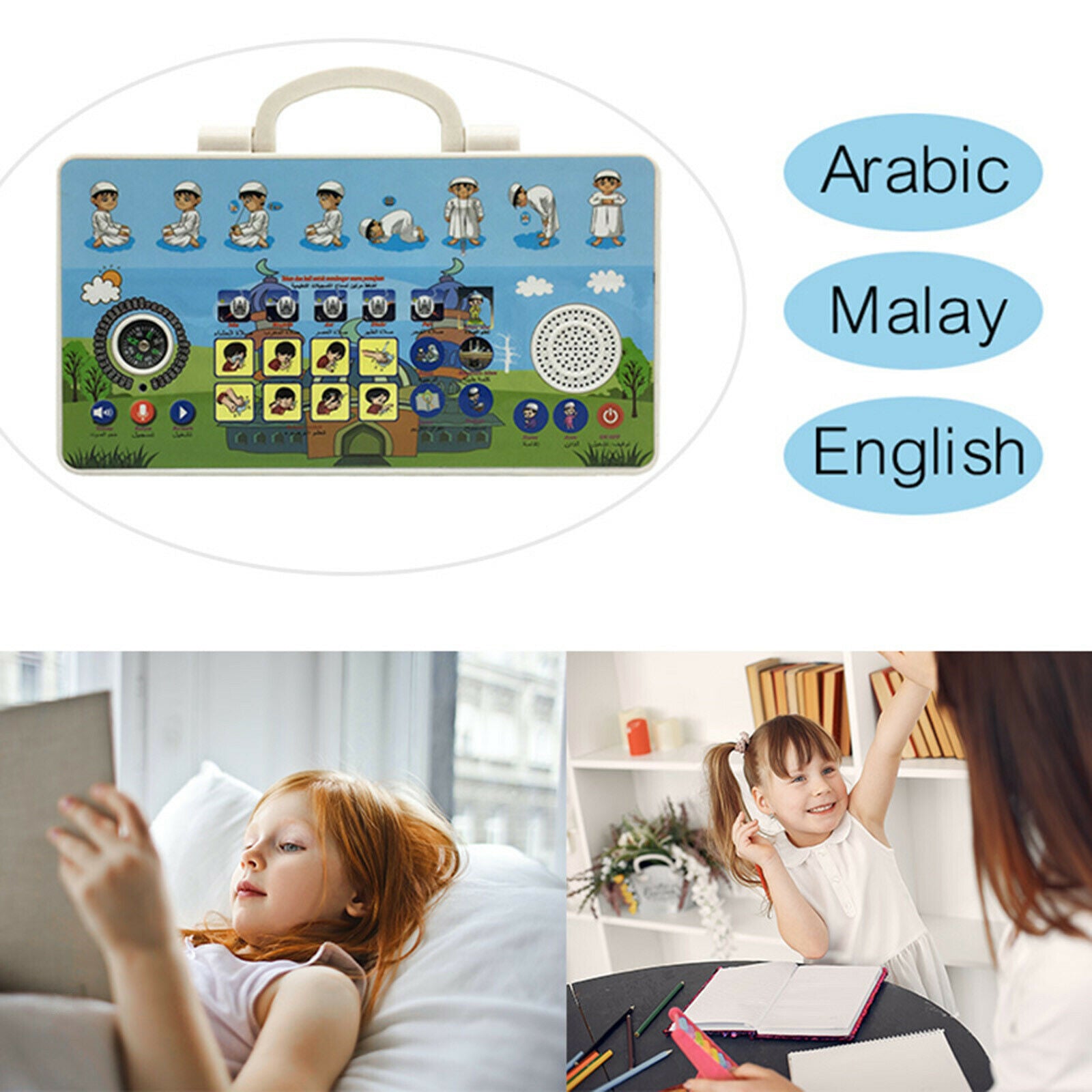 3 Language Learning Machine Early Educational Koran Toys 3 Years Old Above