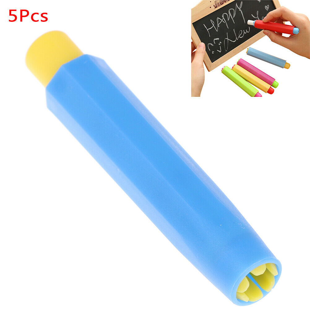 5pcs health non-toxic chalk holder chalk clip clean hold for teaching sta.l8