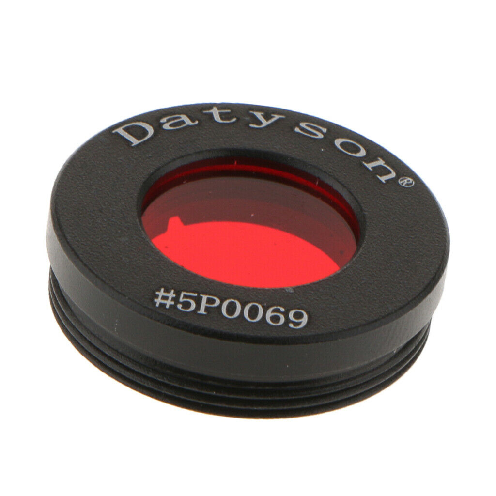 Metal 24.5mm to 31.7mm Telescope Eyepiece Adapter  +r Red Filter 0.965
