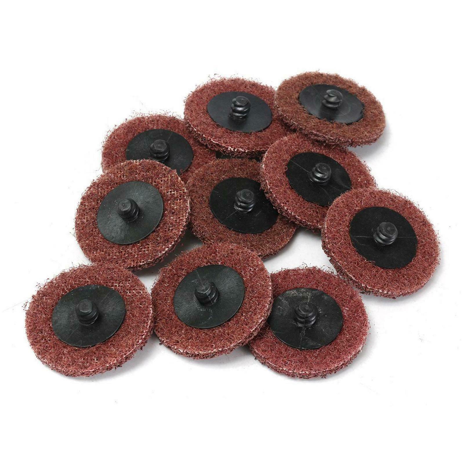 50mm Sanding Discs Kit with 1/4" Roloc Holder Quick Change Roll Lock Surface