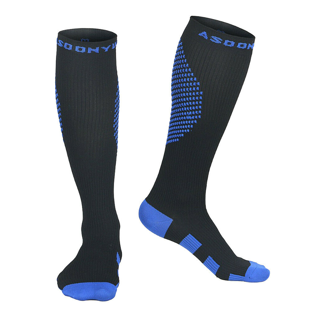 Breathable Sports Knee High Socks Compression Stockings Women Men M