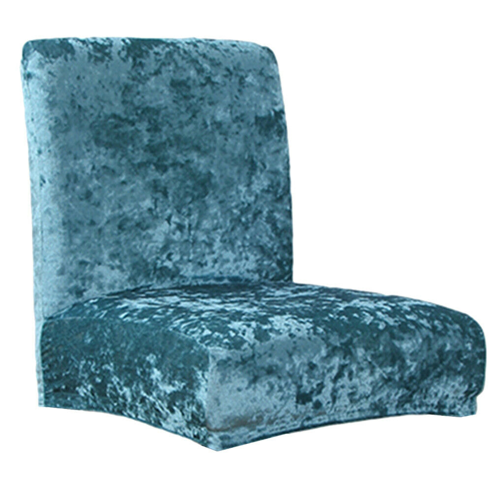2x Spandex Short Back Dining Room Chair Seat Cover for Wedding Banquet Party