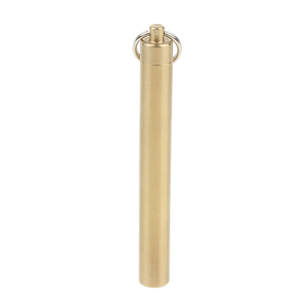 Portable Metal Toothpick Holder Ultralight Hanging Pocket Pill Box Container