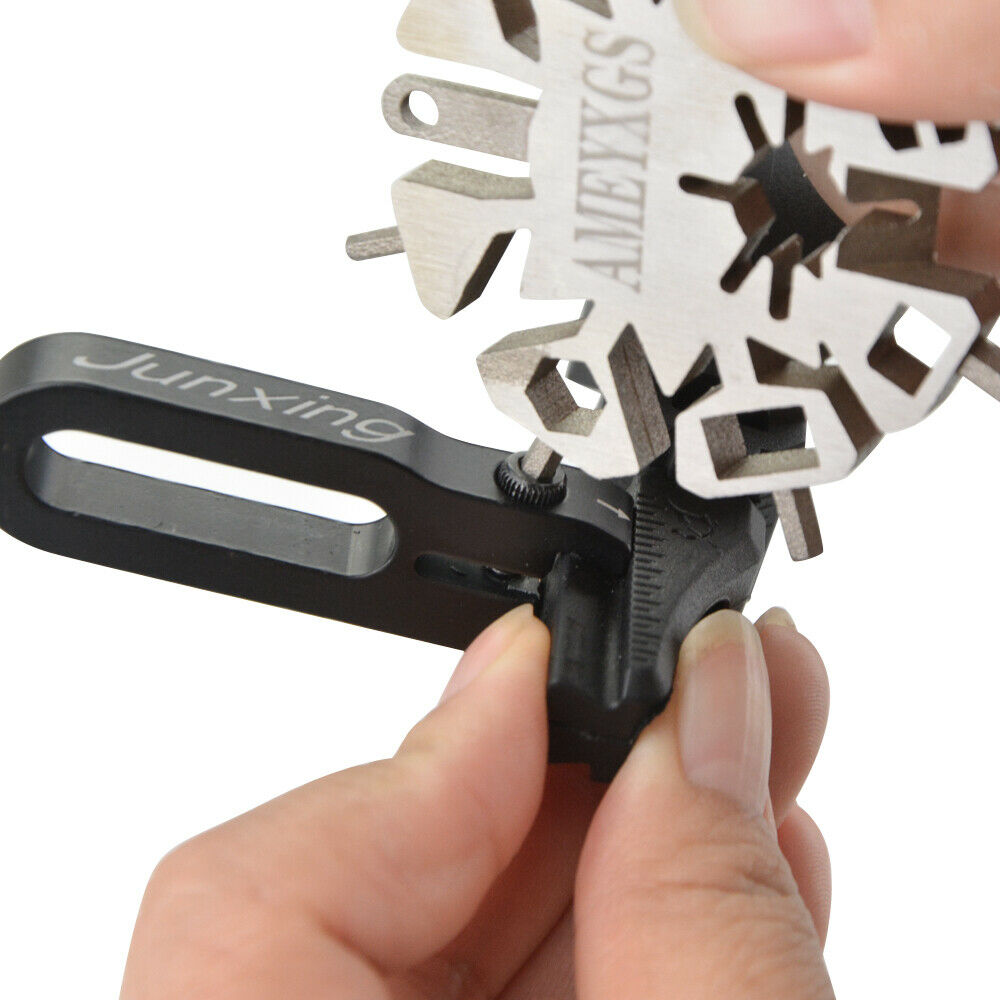 21 in 1 Archery Multi Tool Kit Arrow Repair Wrench Shaft Nocks Feathers Scraper