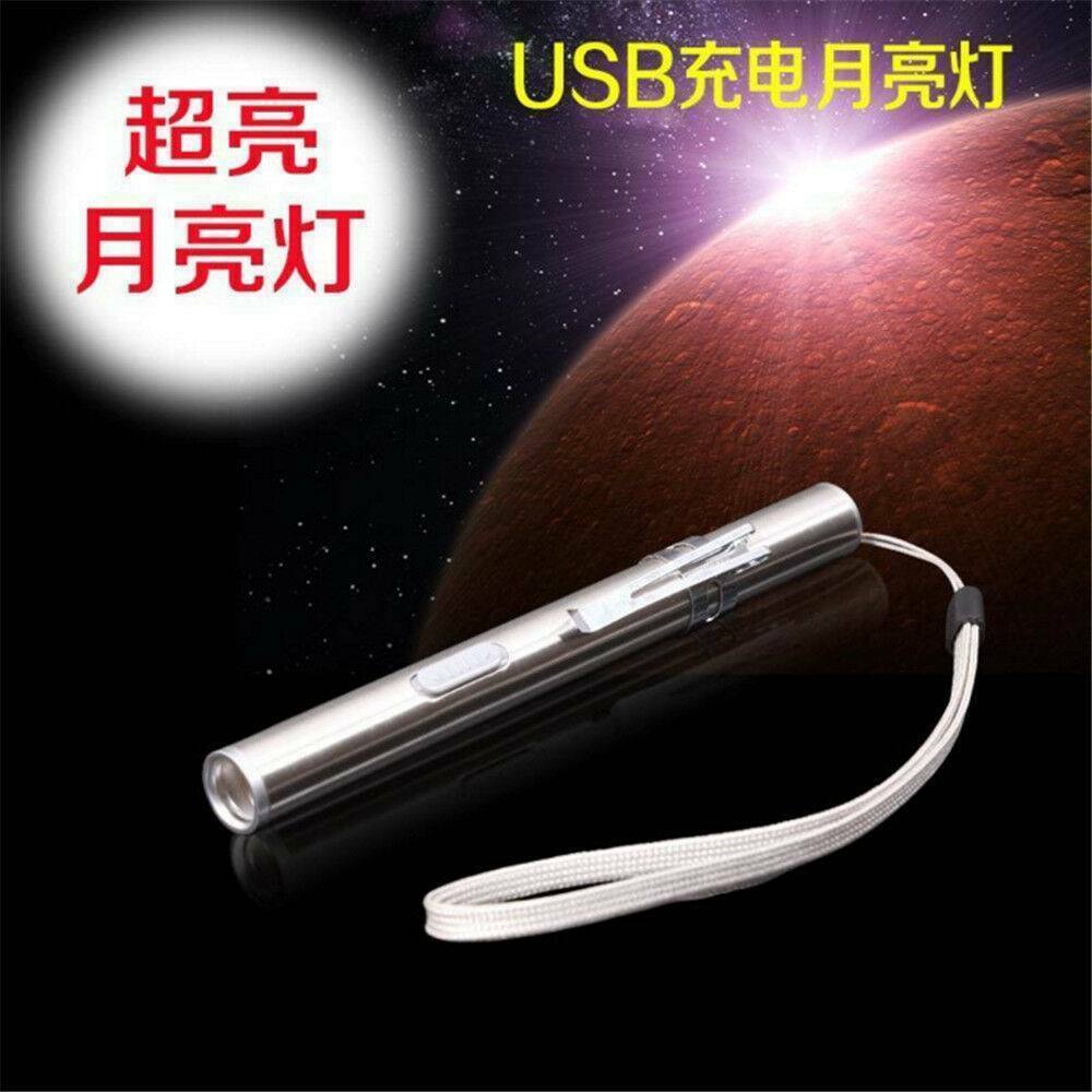 10000Lumens Portable Super Bright Led USB Rechargeable Pen Pocket Torch Lamp USA