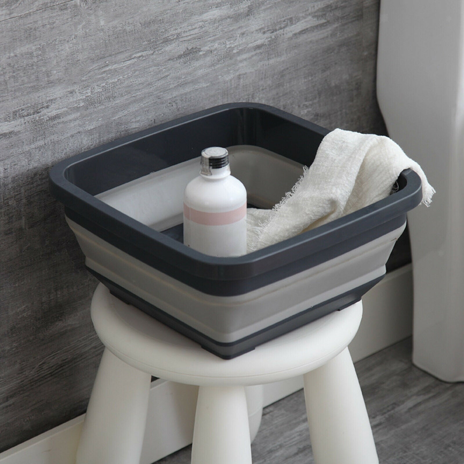 Portable Camping Folding Wash Basin Collapsible Bucket Dish Tub Portable Basins