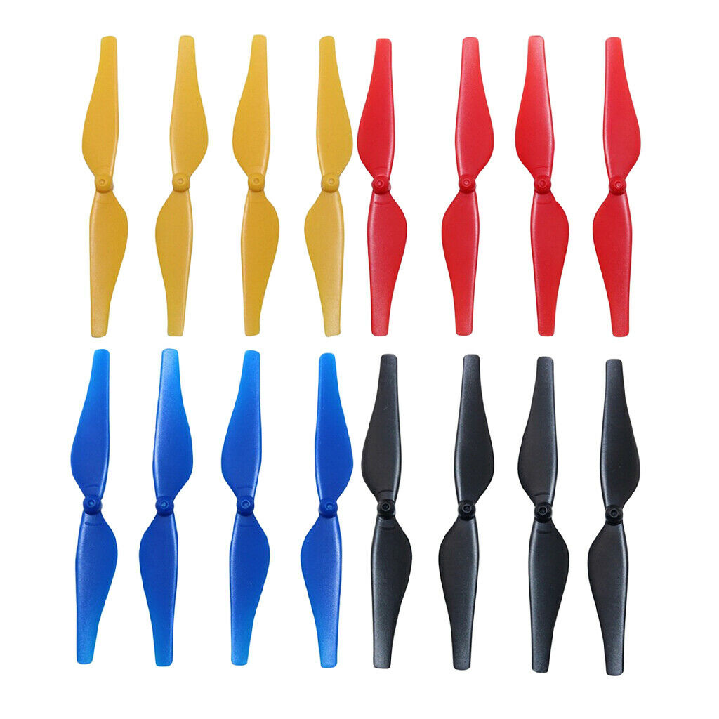 4 pieces propellers CW CCW 5 colors for DJI RC Drone - Black