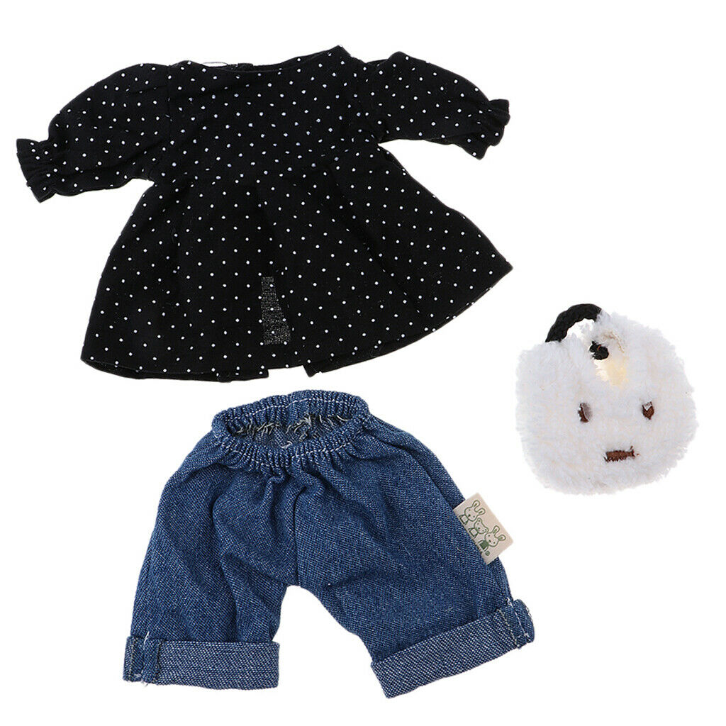 Two Piece Outfits with Handbags, Long Sleeve Top And Jeans for MellChan