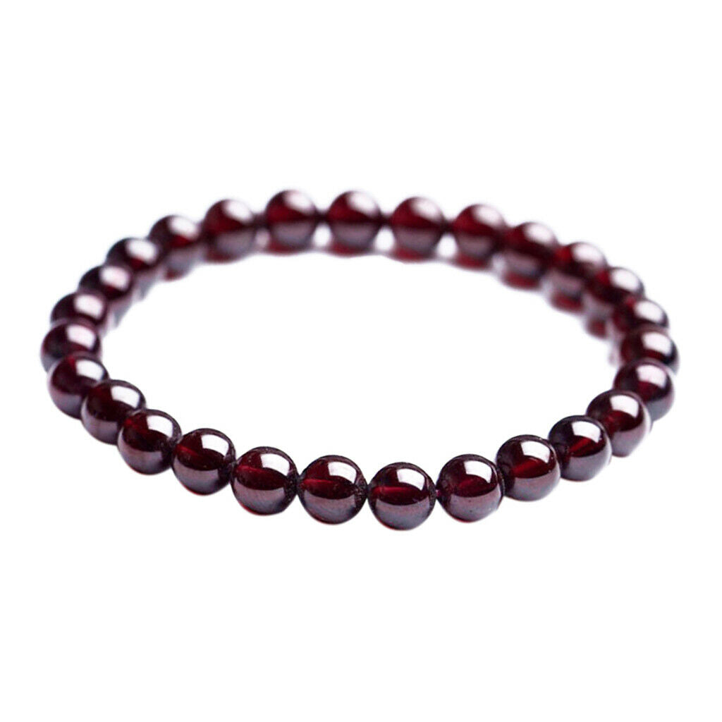 Charming Natural Bracelet Garnet Bracelet Women Birthday Gift As Described