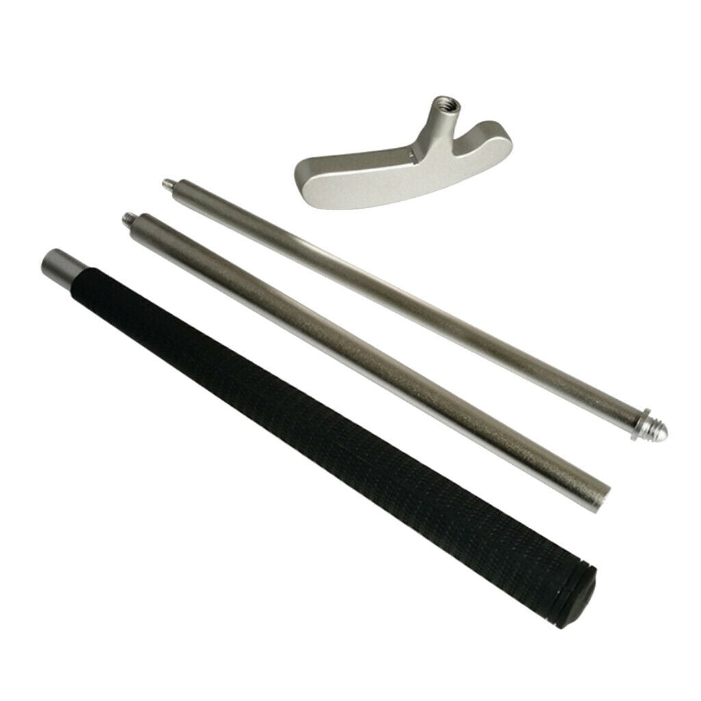 3-Section Foldable Right/Left Handed Golf Putter Club Portable Travel Putter