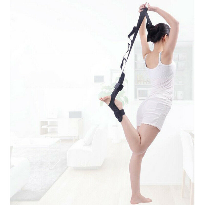 Yoga Ligament Stretching Belt Foot Drop Strap Leg Training Foot Correct An Fx
