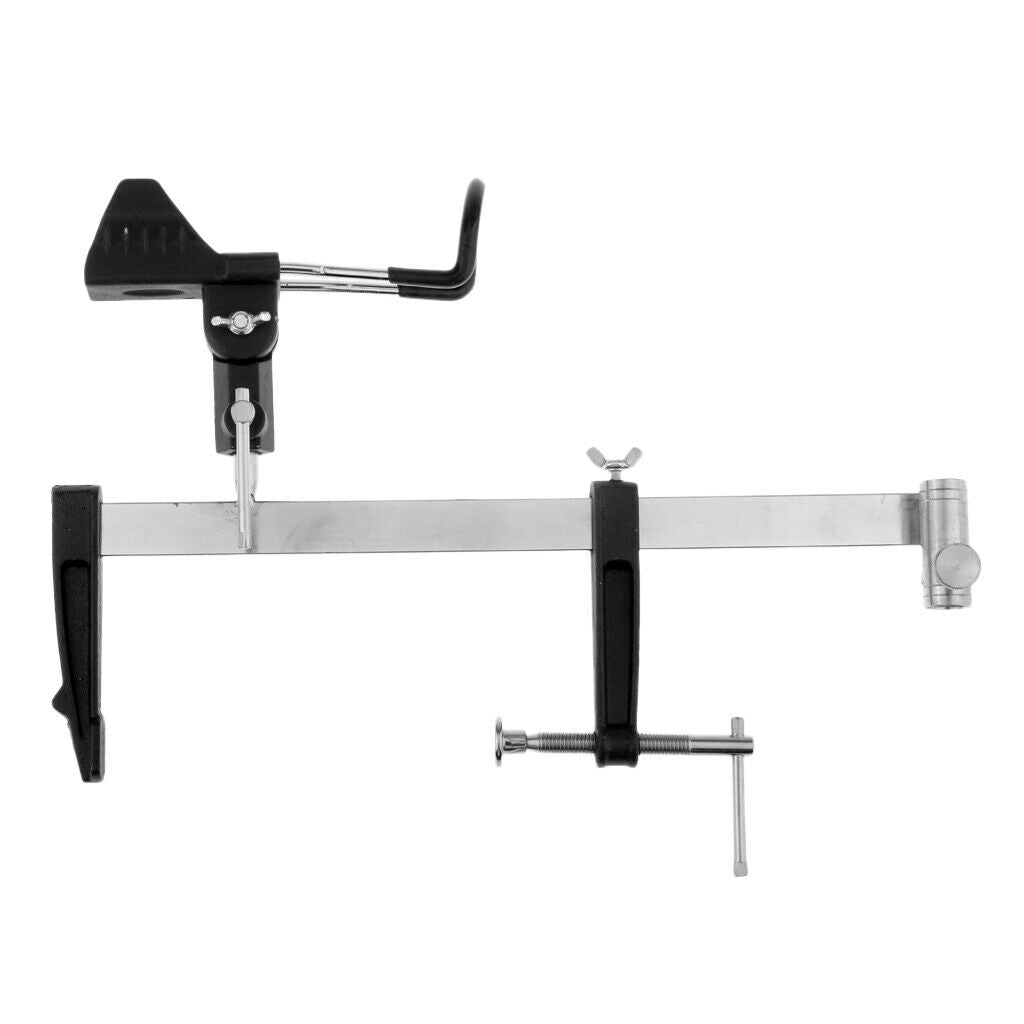 2X Rods Holder Support Pole Bracket Ground Support Stand with Baits Tray Stand