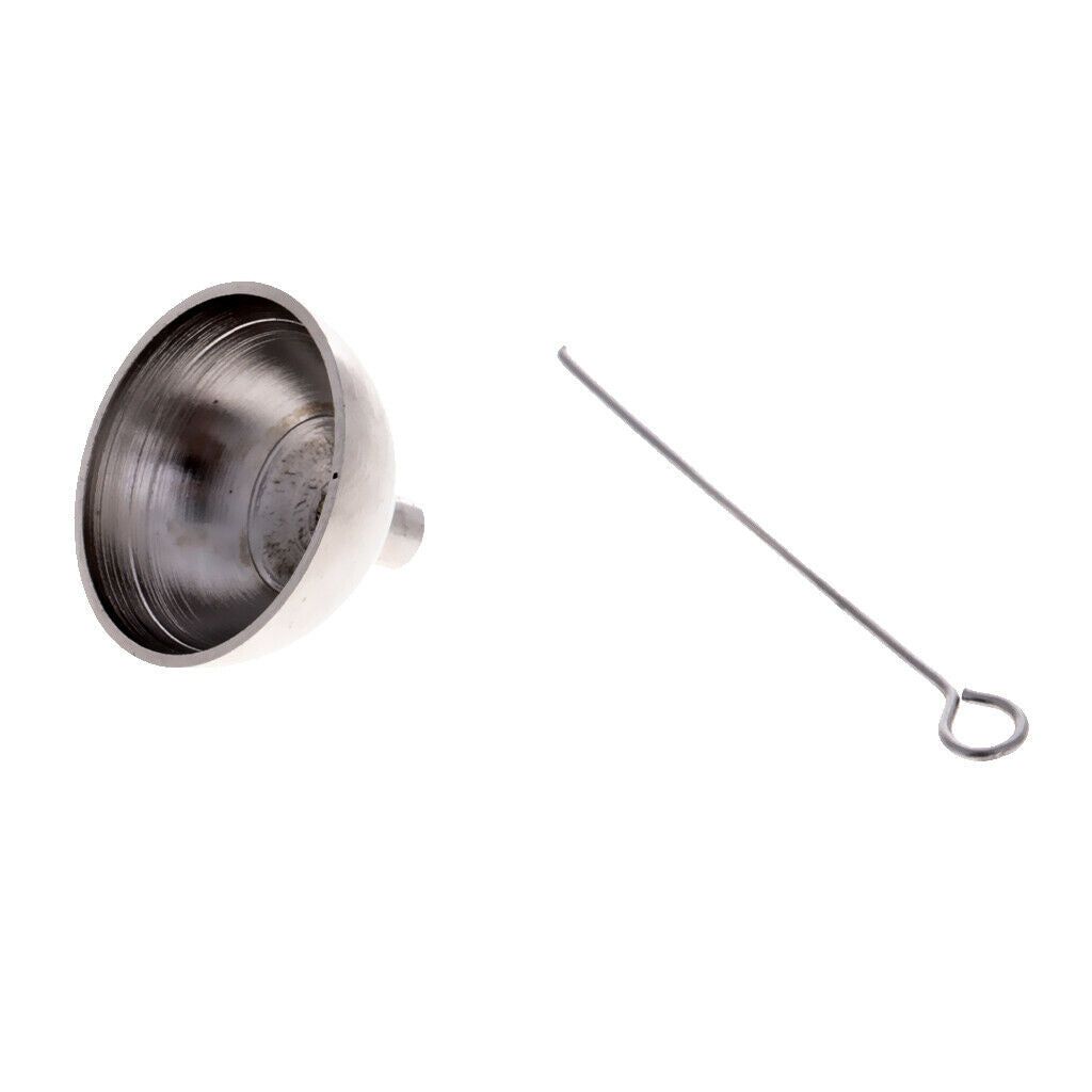 1x Stainless Steel Mini Funnel For Essential Oil Bottles Cremation Funnel