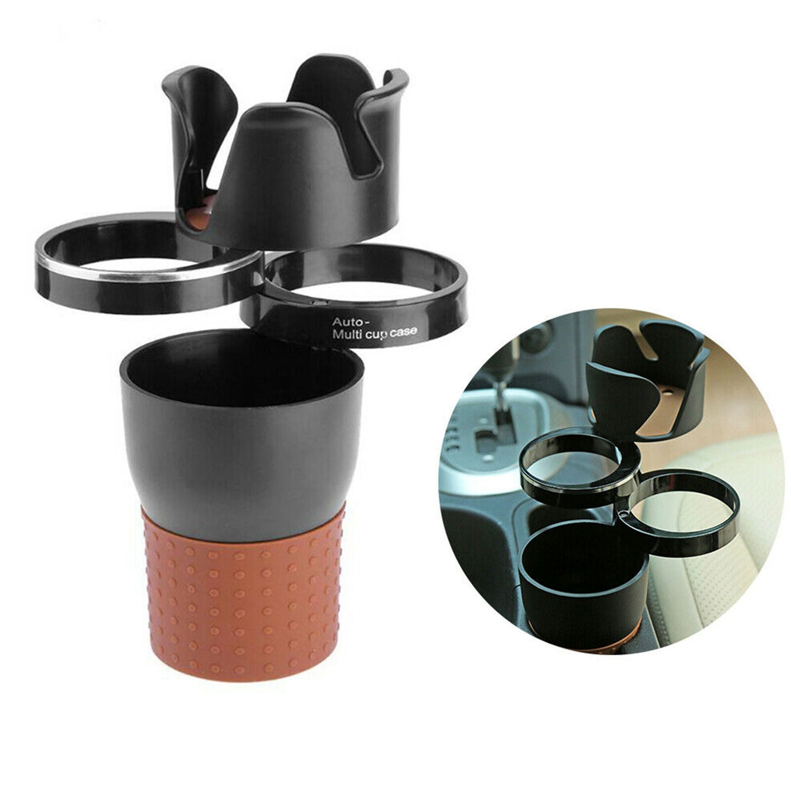Multi-functional 4 in 1 Car Cup Holder Vehicle-Mounted Water Cup Drink Holder