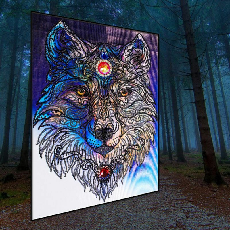 Fox 5D DIY Special Diamond Painting Embroidery Cross Craft Stitch Kit Home Decor