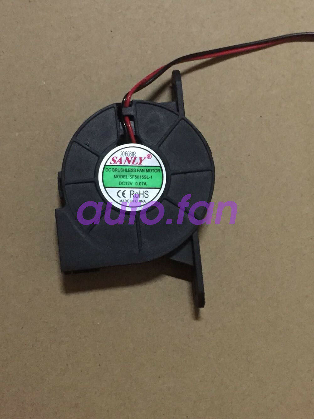 New for SANLY SF5015SL-1 12V 0.07A 5CM long foot humidifier cooling fan