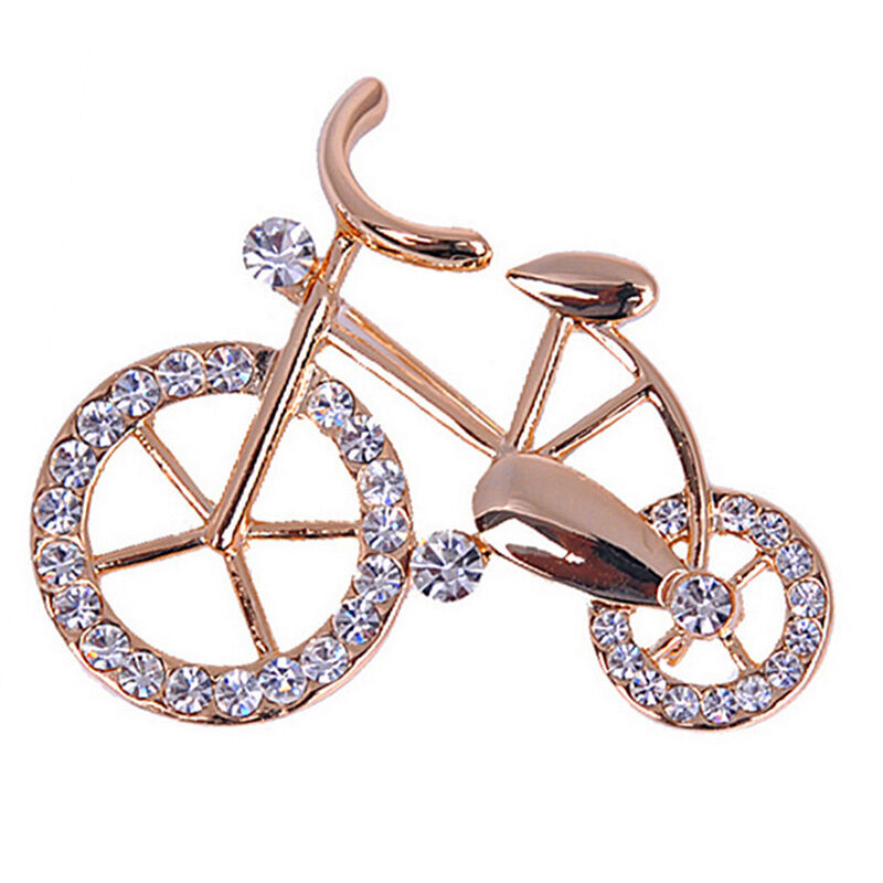 Women's Brooch Pin Fashion Bike Buckle Bicycle Pectoral Flower Brooches Pi.l8