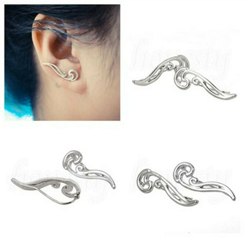 Womens Ladies Charm Simple Hollow Angel Wing Cloud Earrings Ear Stud Jewelry New