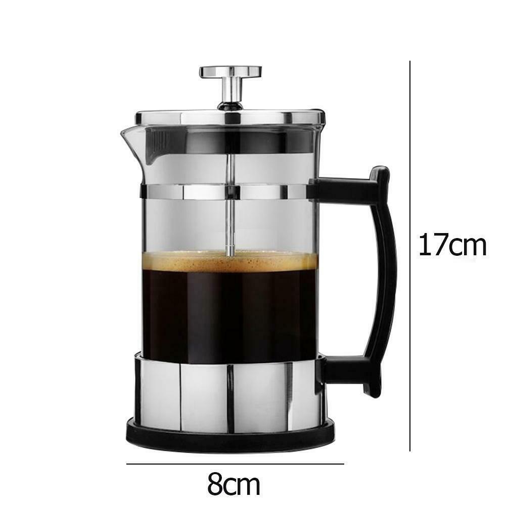 Stainless Steel 304 Pressure Pot Coffee Maker Household Teapot Tea Brewer  @