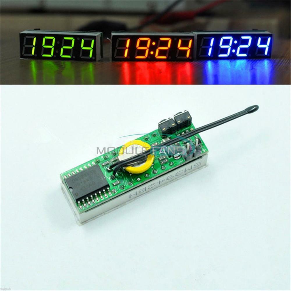 DS3231SN 3 in 1 LED Digital Clock Temperature Voltage Module DIY Electronic NEW