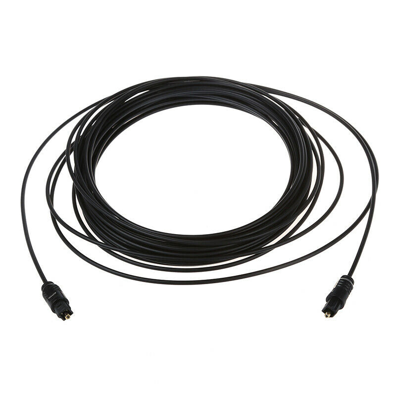10m/33ft Digital Optical Optic Fiber Toslink Audio Cable OD2.2mm W9Y6Y6
