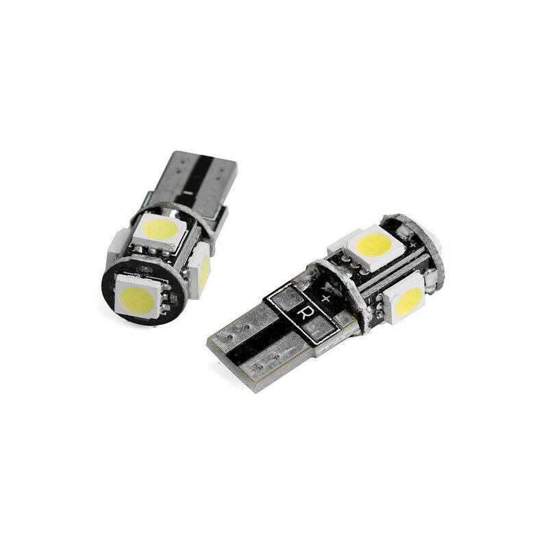 10 X T10 194 168 W5W LED for Interior Map Dome License Plate Light Bulbs White