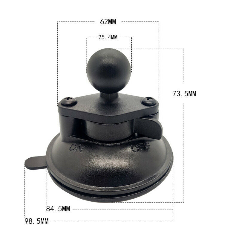 Car Glass Single Suction Sup Bracket Walkie-talkie Mobile Phone Fixed Ball Head