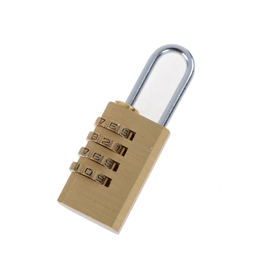4 Digit Combination Lock Password Padlock Protable Travel bag Password Pad.l8