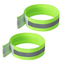 1 Pair High Visibility Cycling Reflective Bands Safety Straps Bracelets