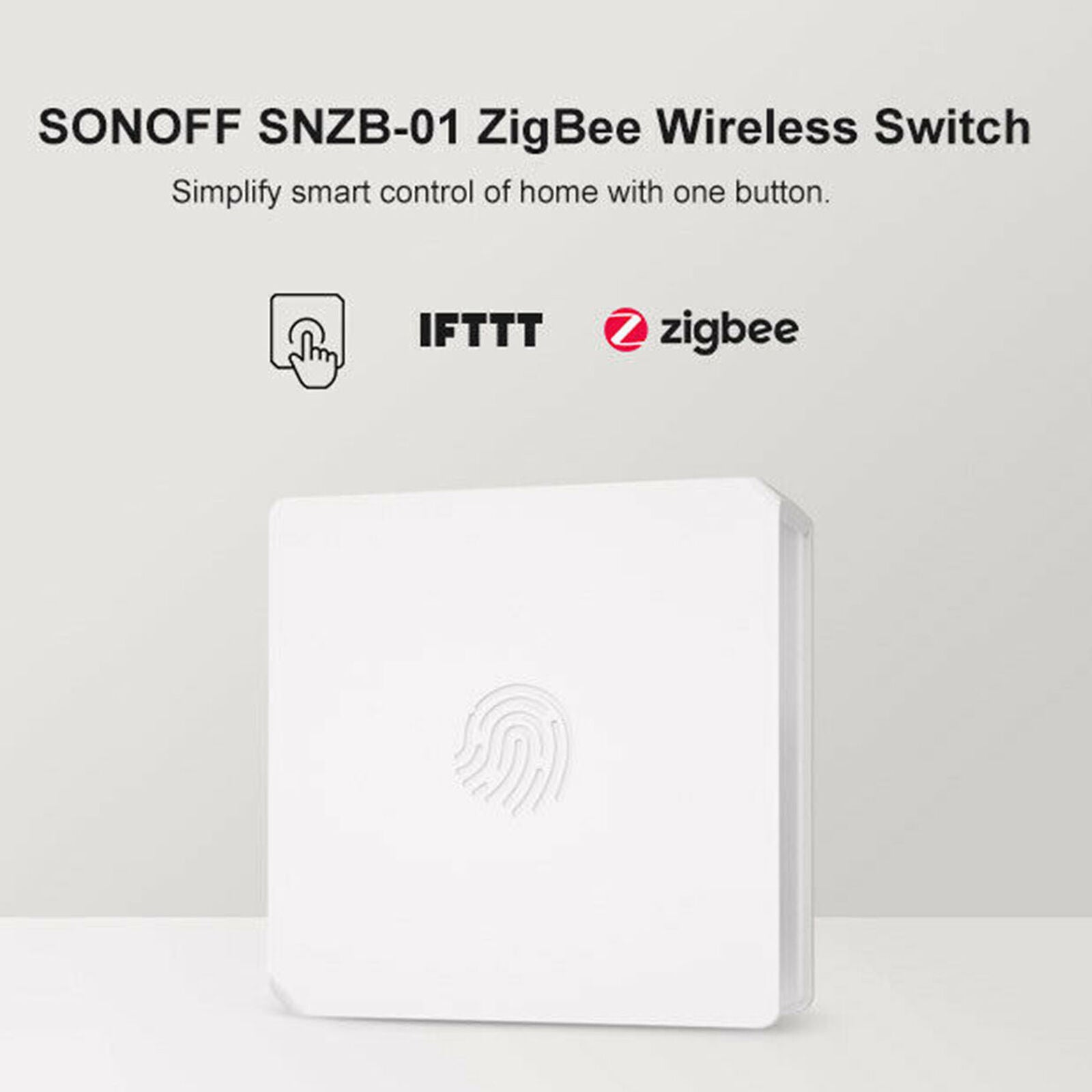 For SONOFF SNZB-01 Zigbee Wireless Switch Smart Home Remotely Control  Touch