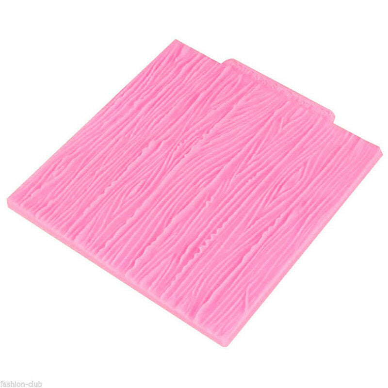 Tree Bark Pattern Fondant Cake Mould Baking Tool Chocolate Silicone Mold C.l8